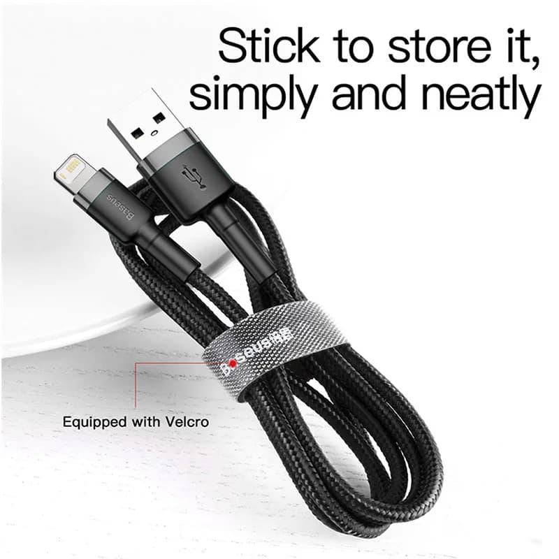 สาย USB ชาร์จเร็ว 2.4A สำหรับ iPhone