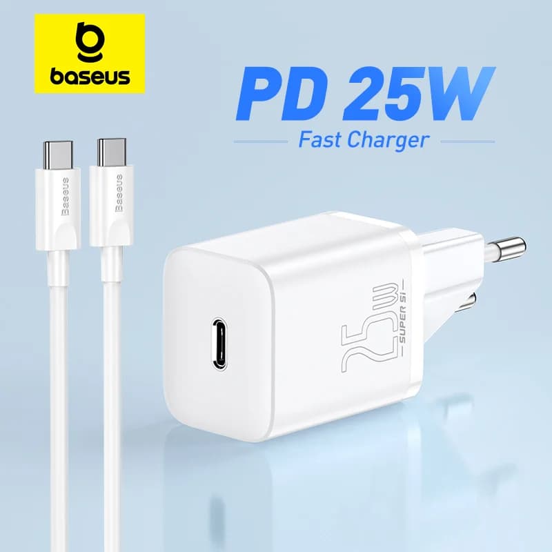 อะแดปเตอร์ชาร์จเร็ว PD USB-C 25W สำหรับมือถือ