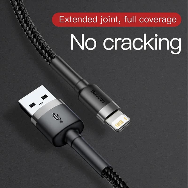 สาย USB ชาร์จเร็ว 2.4A สำหรับ iPhone