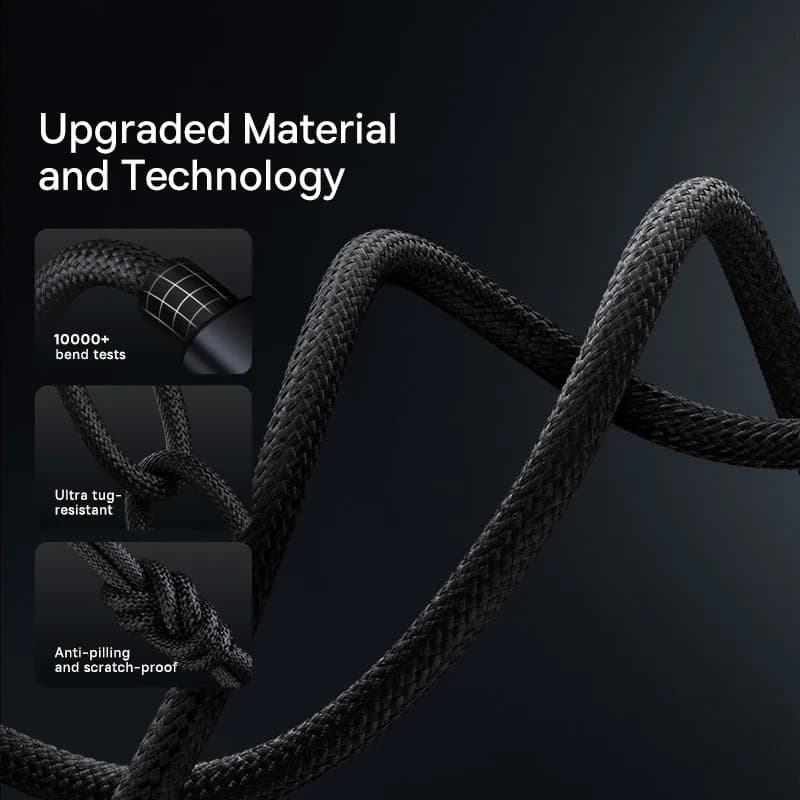 สายชาร์จเร็ว USB-C รองรับ 6A 66W